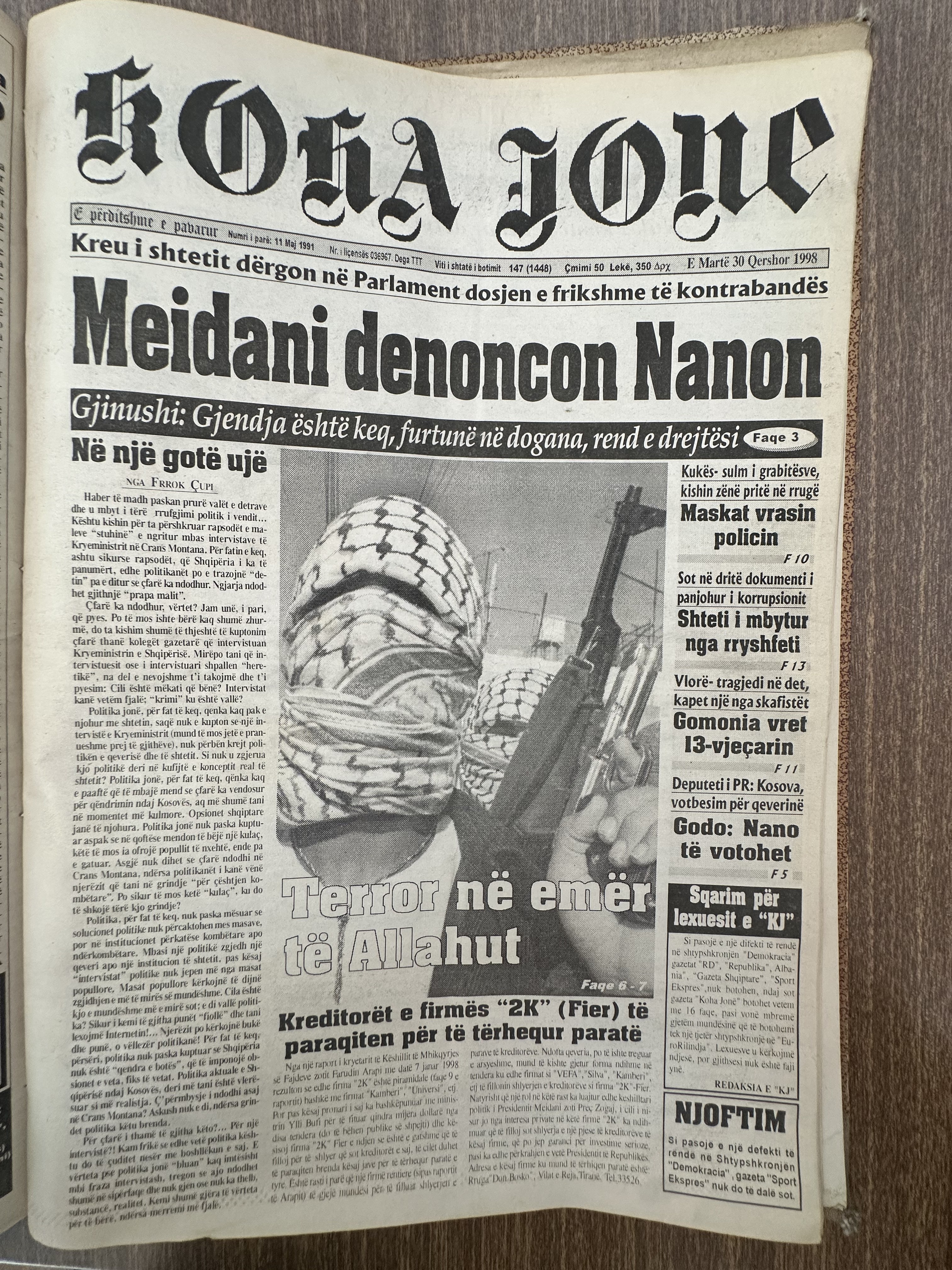 Koha Jonë 1998-06-30